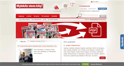 Desktop Screenshot of mylekite-vienskita.org